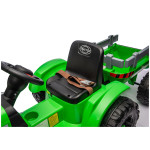 Elektrický Traktor s vlečkou CH9959B - 24V zelený